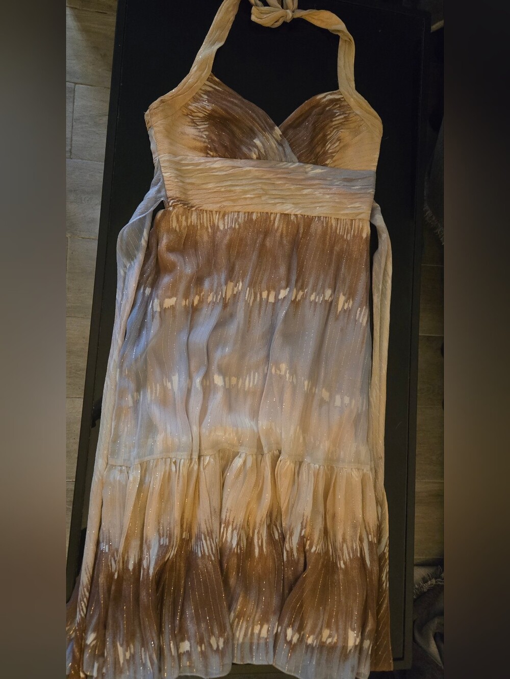 BCBG MaxAzria Ombre Silk Dress